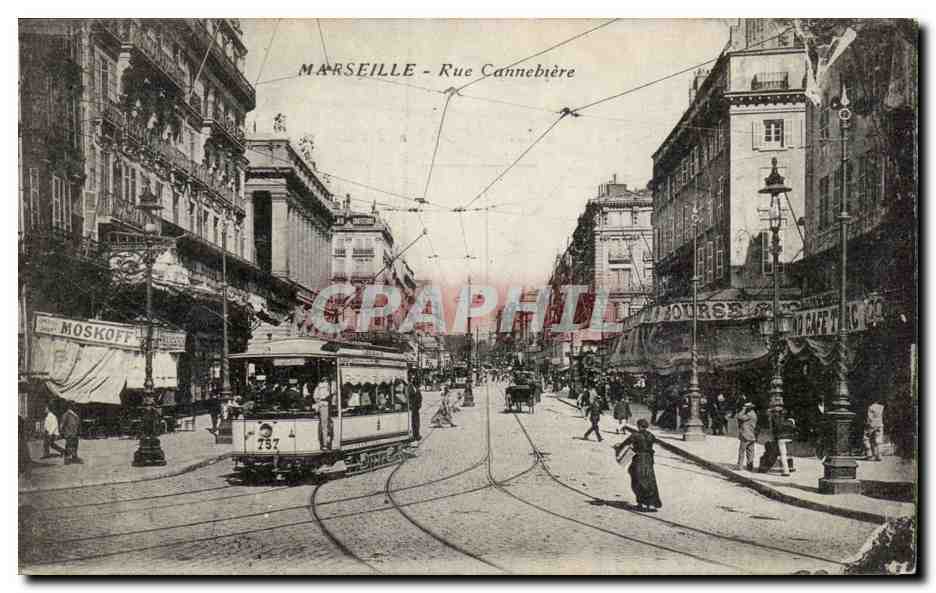 Marseille - Rue Cannebiere - CPA 