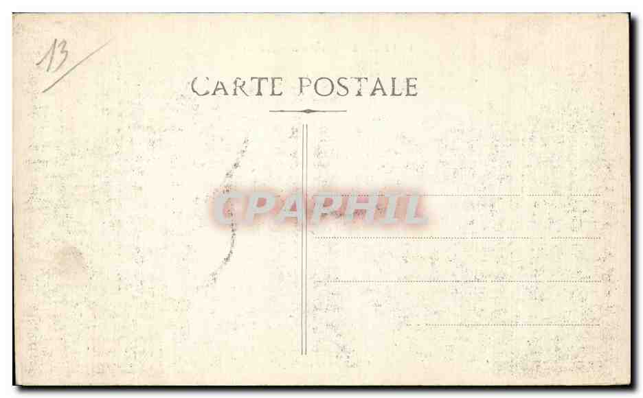Marseille - Rue Cannebiere - CPA  — Verso