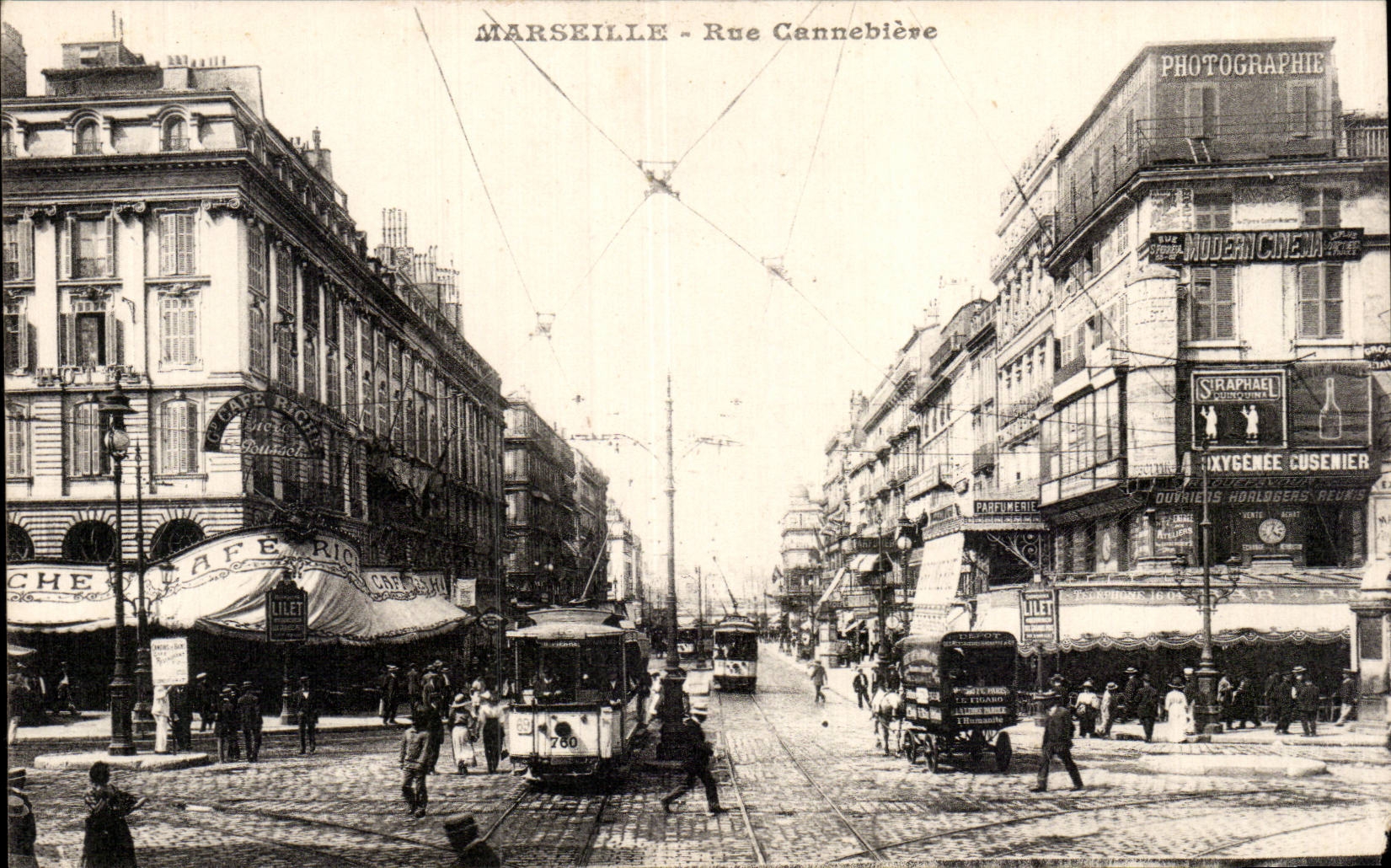 Marseille - Rue Cannebiere - CPA 
