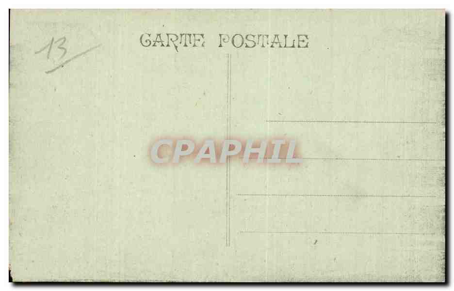 Marseille - Rue Cannebiere - CPA  — Verso