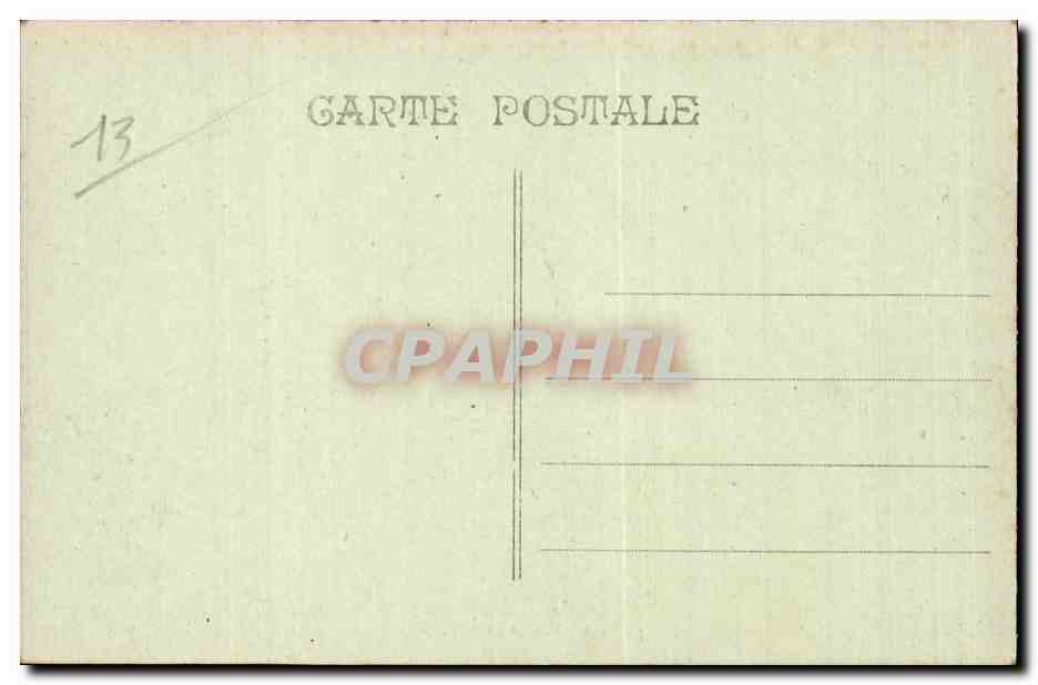 Marseille - La Corniche - Pont de la Fausse Monnaie - CPA  — Verso