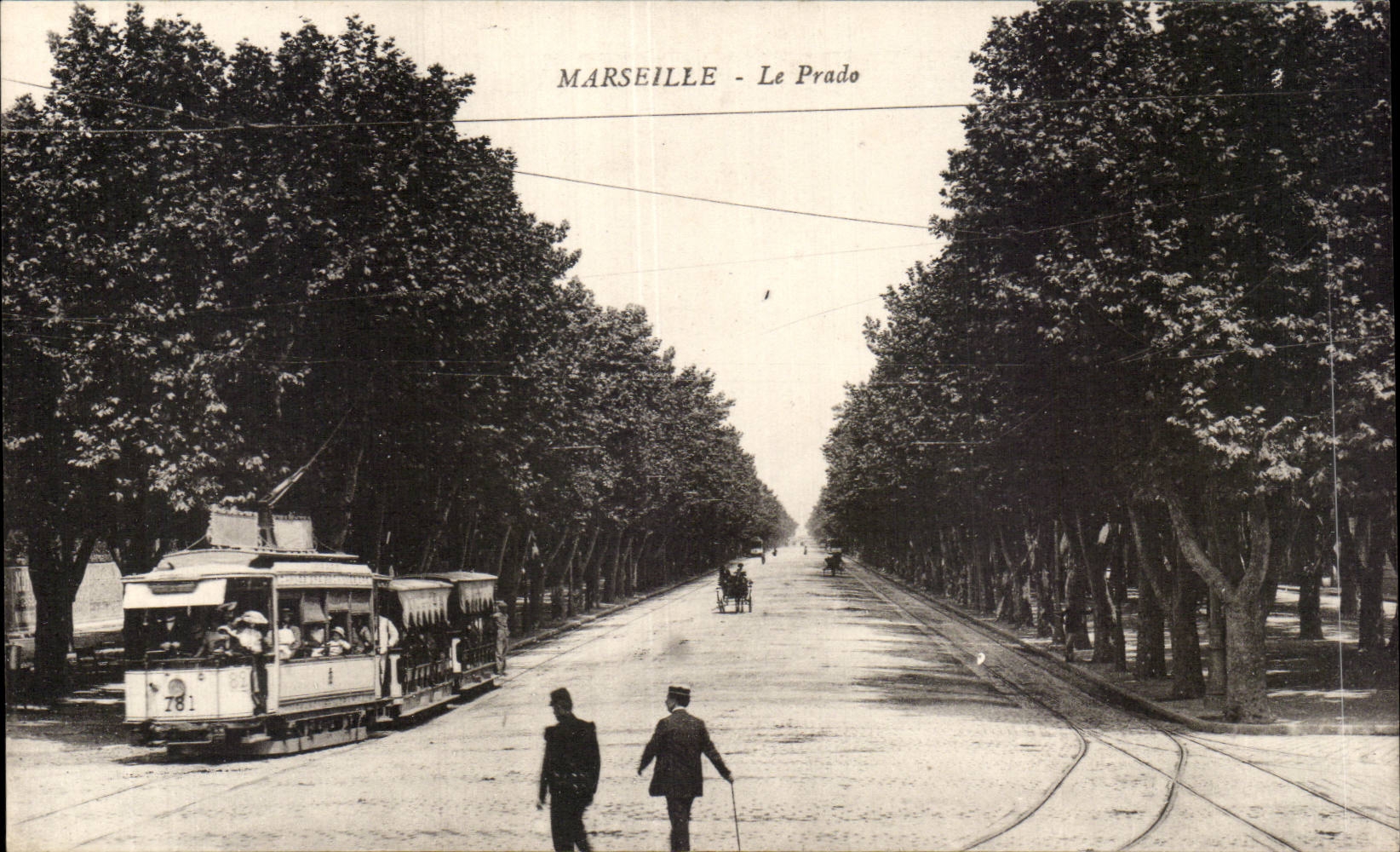 Marseille - Le Prado - CPA 