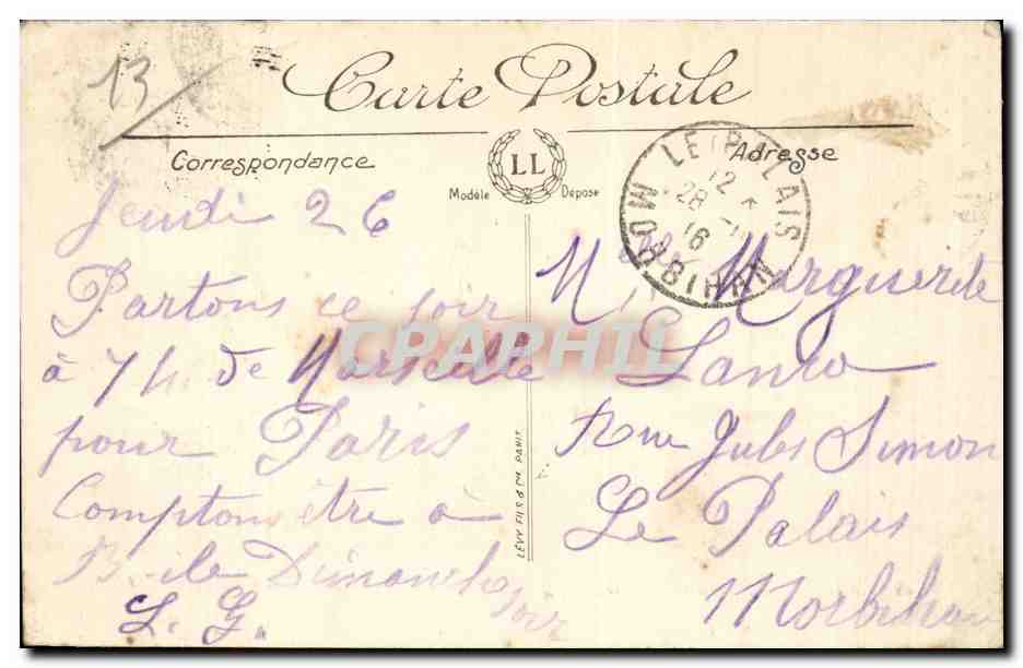 Marseille — La Cannebière — LL. — Reverso