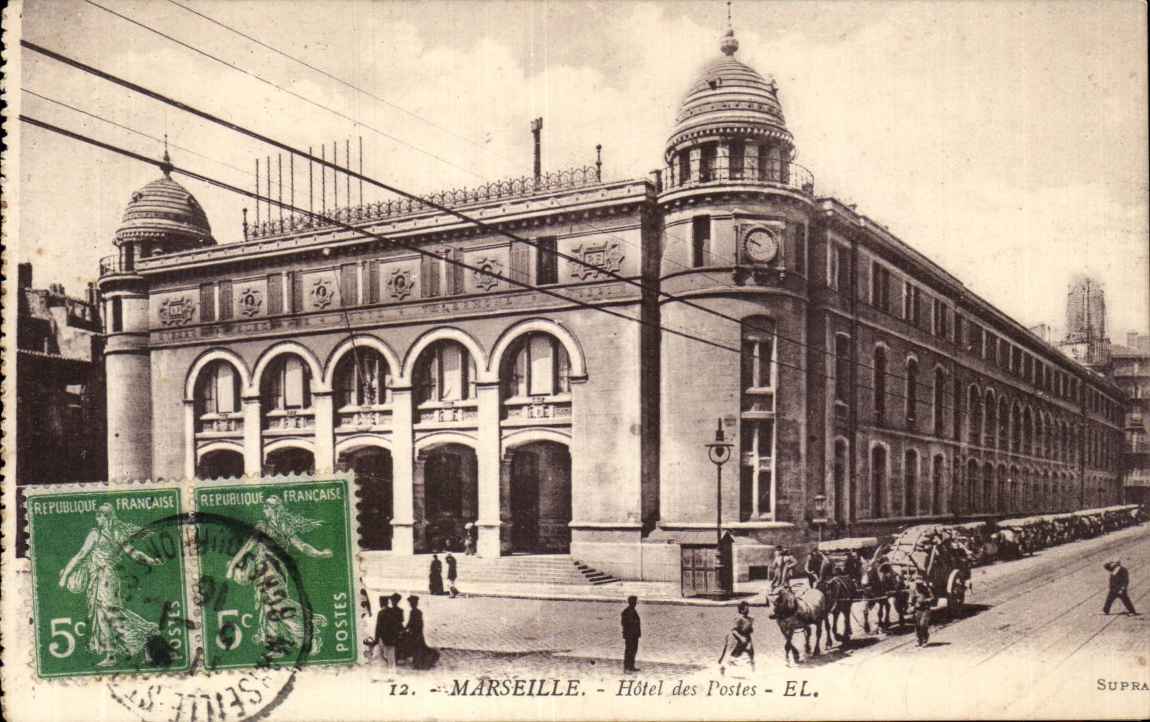 Marseille - Hotel des Postes - CPA 