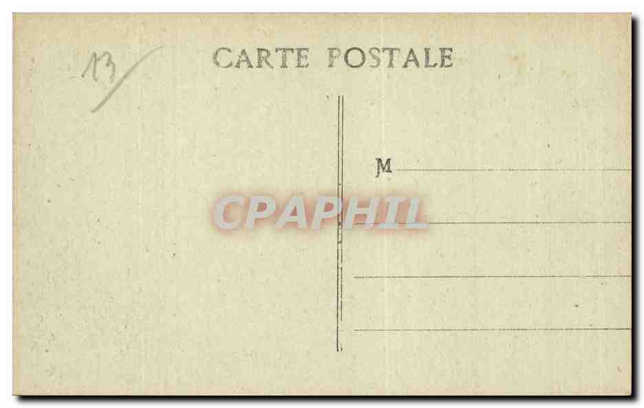 Marseille - Port de la Joliette - CPA  — Verso