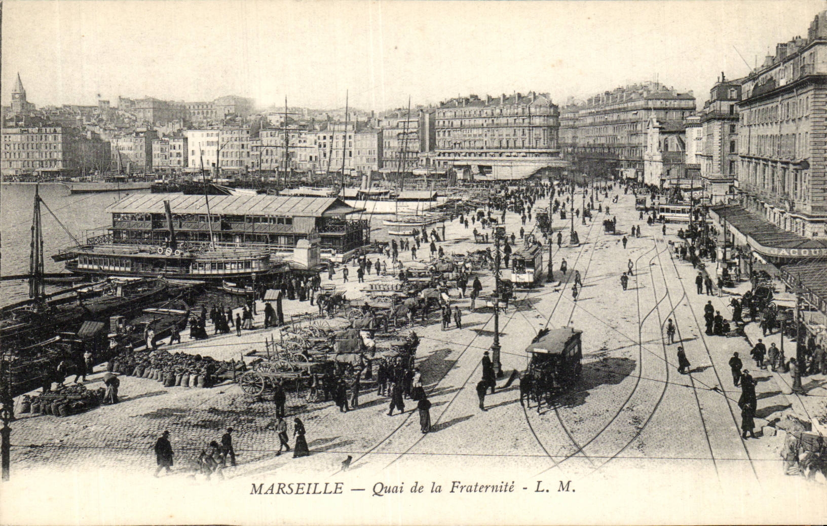 MARSEILLE — Quai de la Fraternité — L. M.
