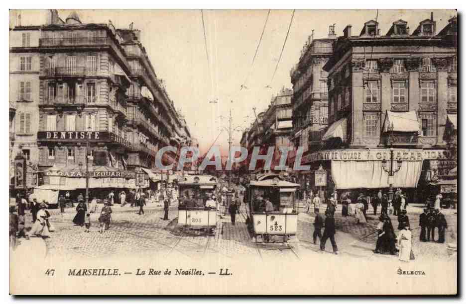 Marseille - La Rue de Noaillet - CPA 
