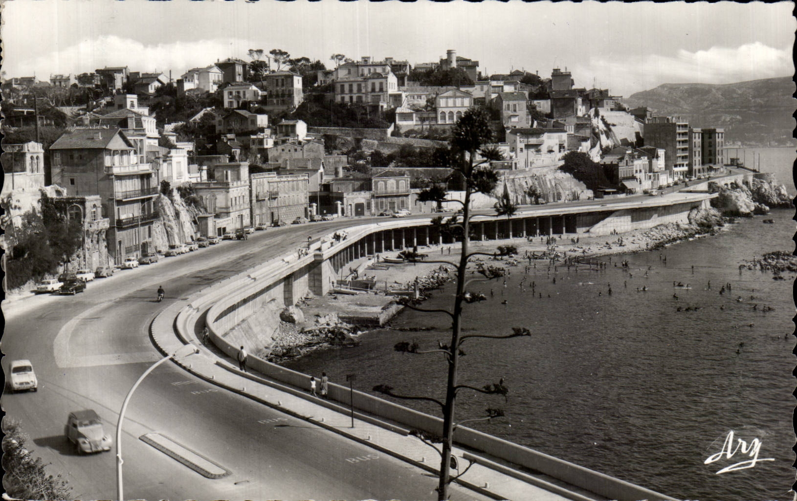 Marseille - Promenade de la Corniche - Anse du Prophete - CPA 