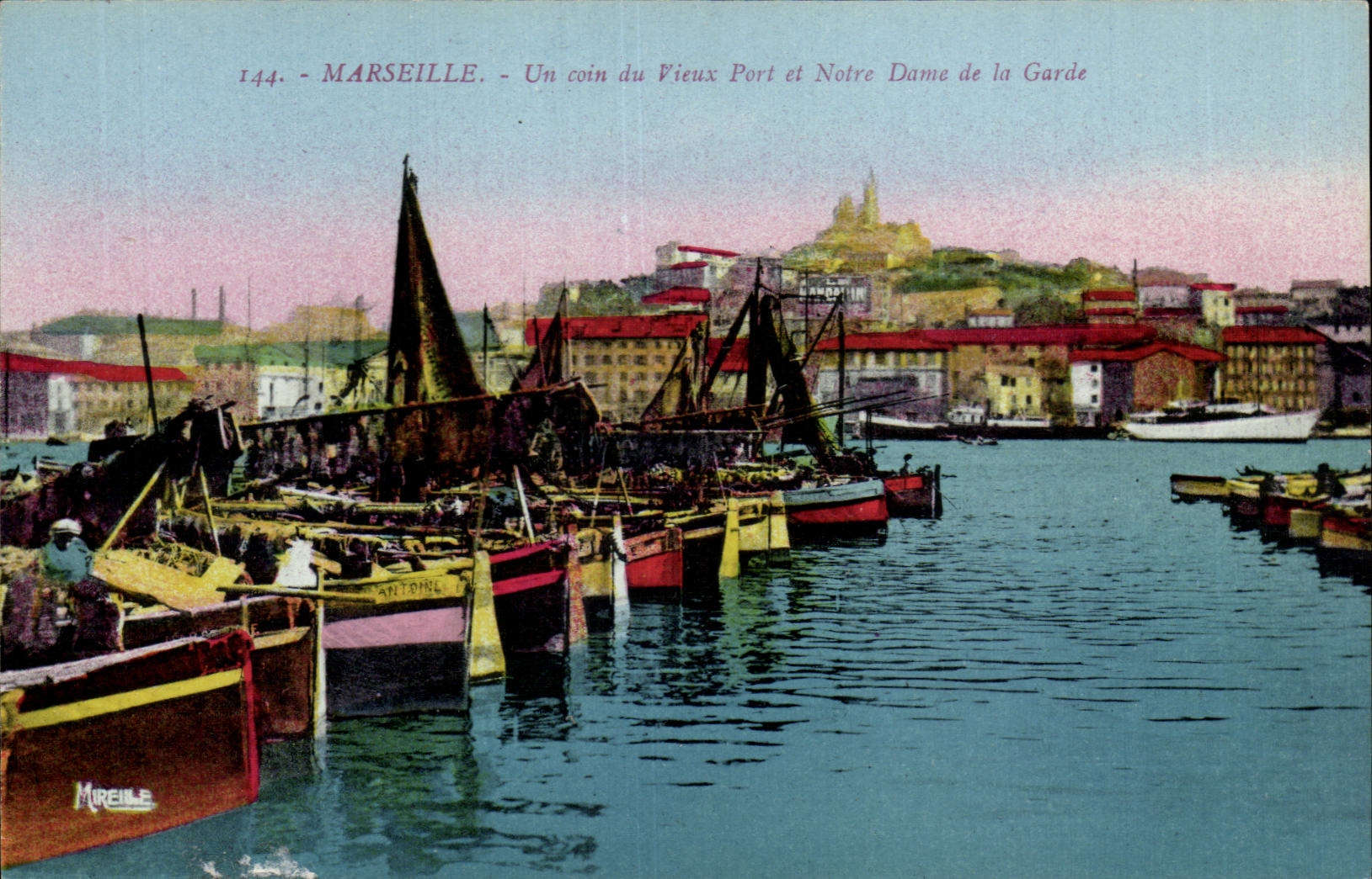 Marseille - Un Coin du Vieux Port - CPA 