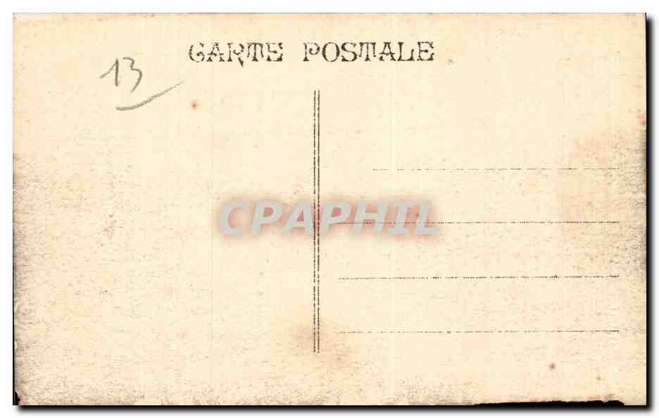 Marseille - Souvenir Entree Triomphale de Tartarin - tigre - tiger - poisson - fish - CPA  — Rückseite