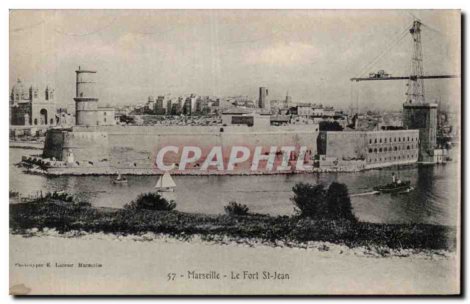 Marseille - Le Fort Saint Jean - CPA 