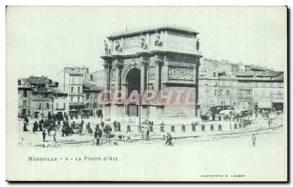 Marseille - La Porte d'Aix — Phototypie L'Acour, n°8