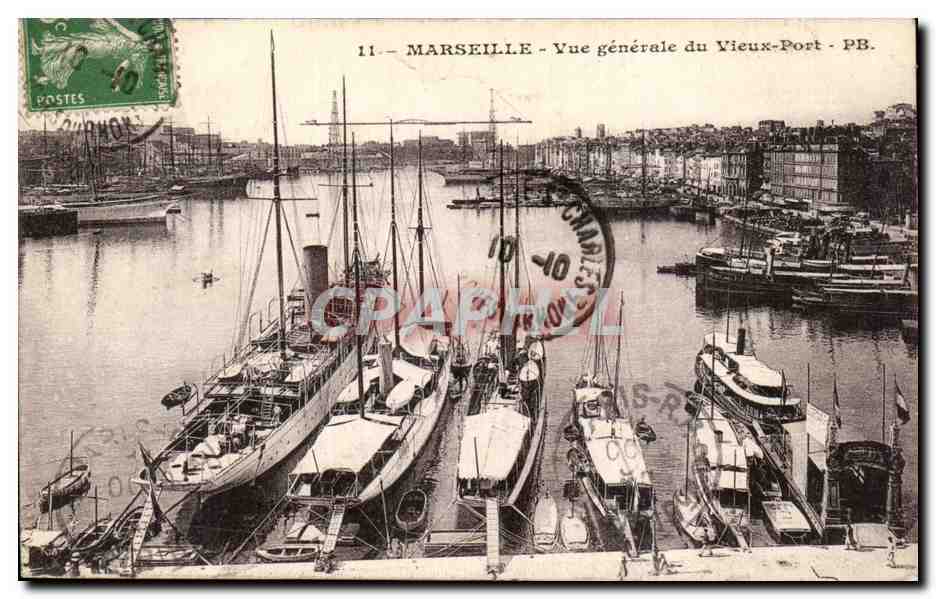 MARSSELLA - Vista general del Viejo Puerto - CPAPHIL
