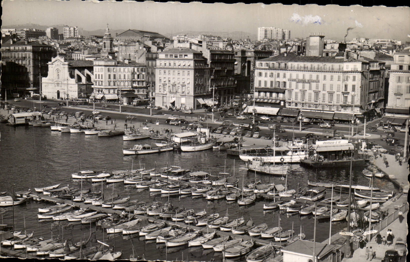 Marseille - Le Vieux Port - La Cannebiere - CPA 