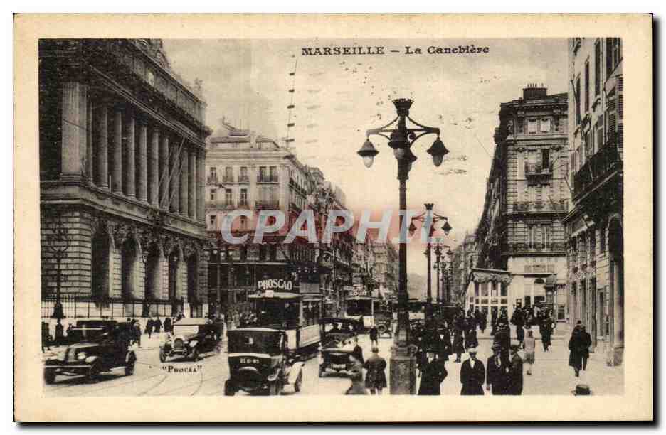 Marseille - La Canebiere - CPA 