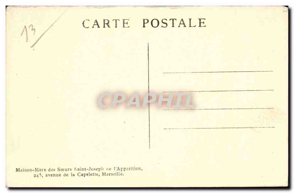 La garderie — Série 15 — CPAPHIL — Verso