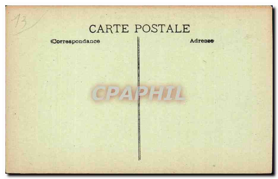 Marsiglia - Collezione del Castello d'If - Edmond Lantès getirato in mare — (il cimitero del Castello d'If) — Verso