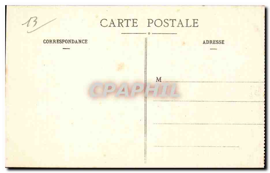 Marseille - La Cannebiere - Vue du Vieux Port - CPA  — Rückseite