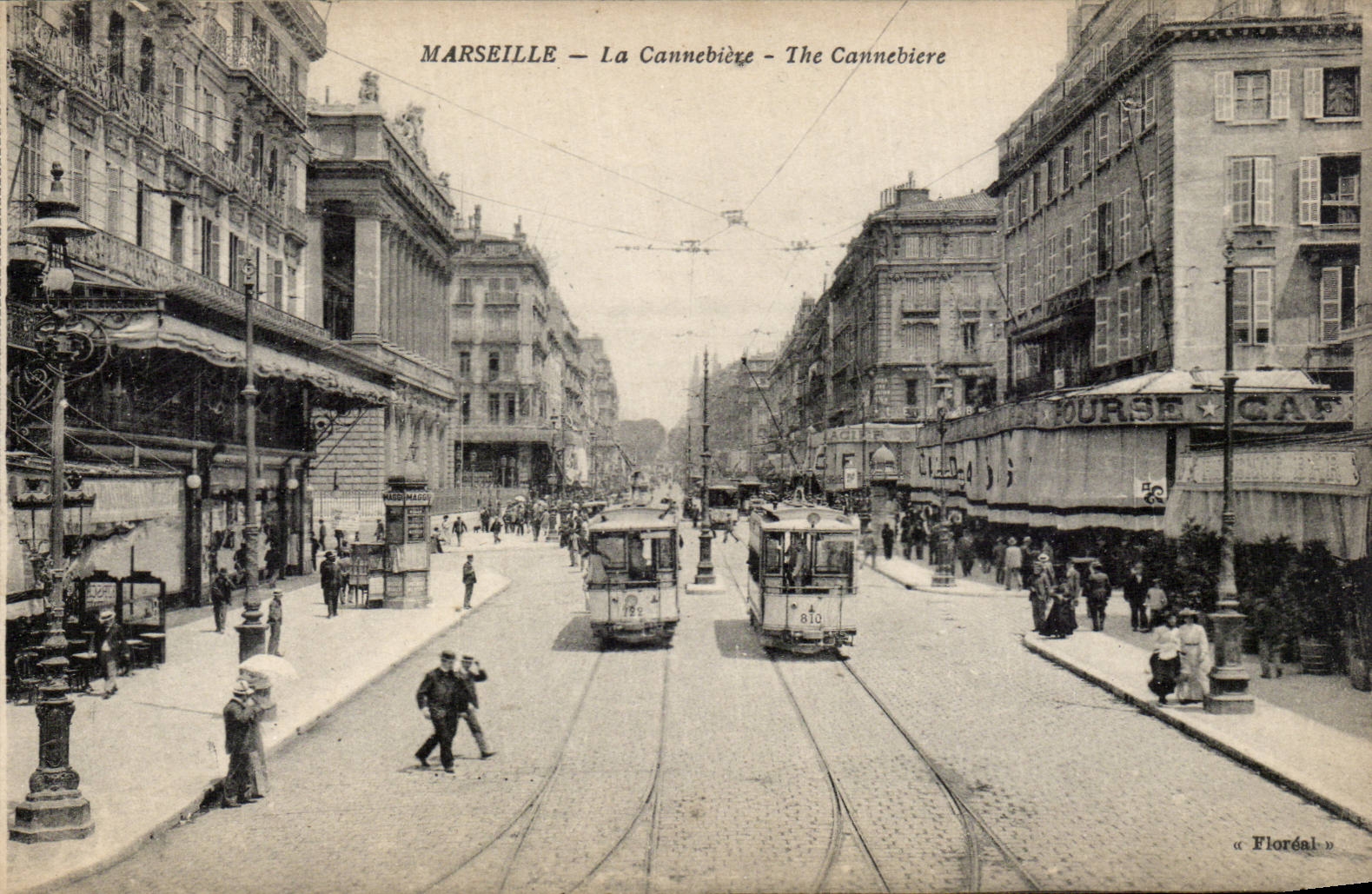 Marseille - La Cannebiere - CPA 