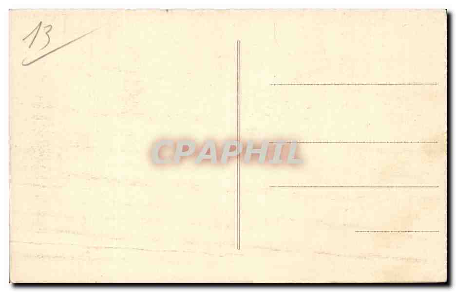Marseille - Le Cours Saint Louis et la Cannebiere - CPA  — Verso