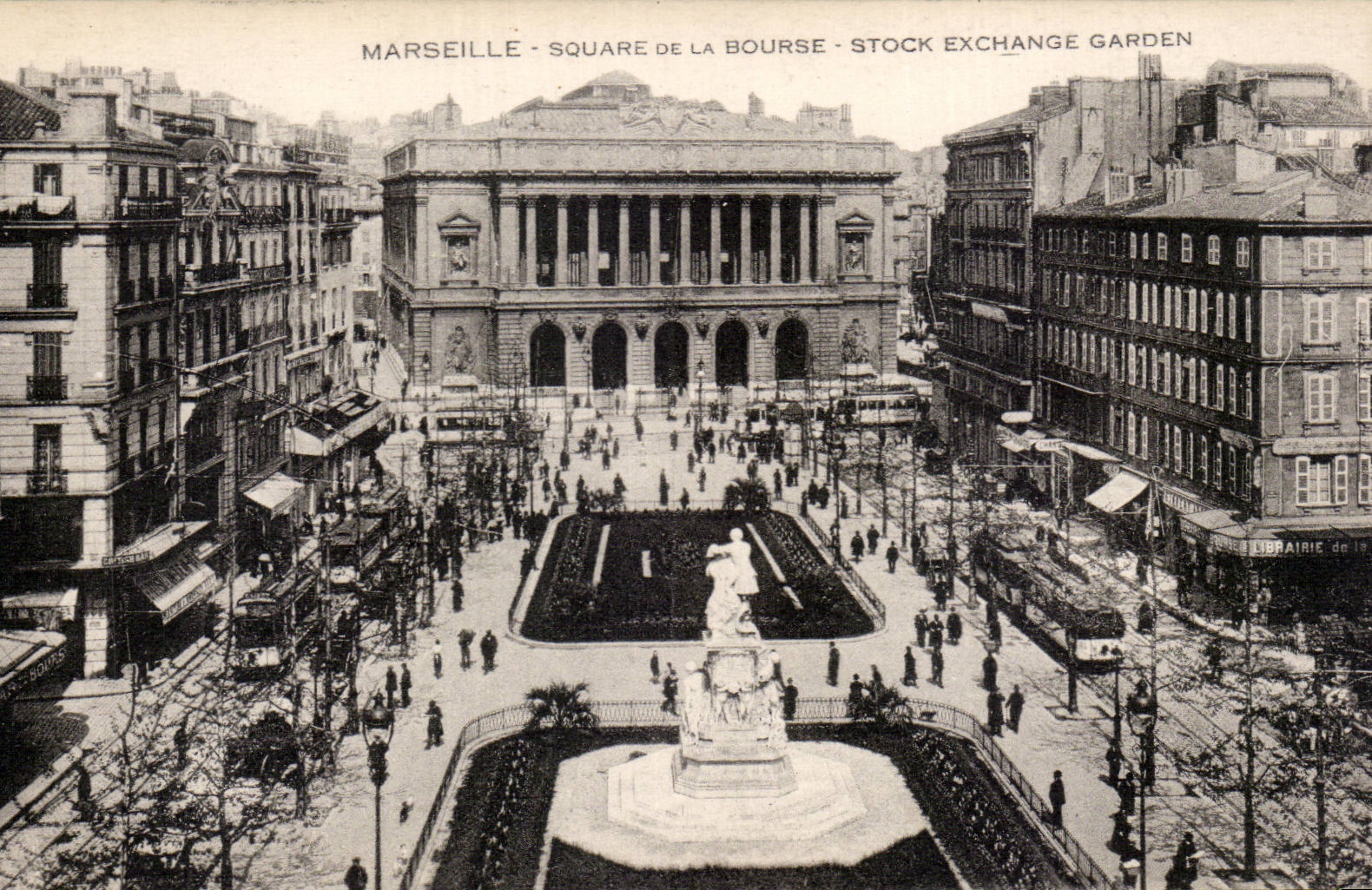 Marseille - Square de la Bourse - CPA 