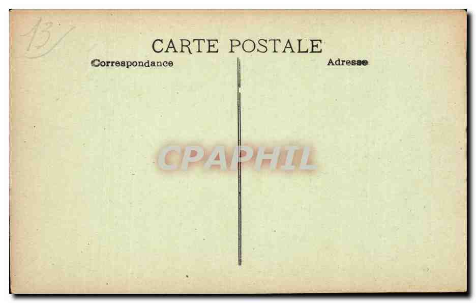 Marseille — Le Château, cour intérieure, le puits — Rückseite