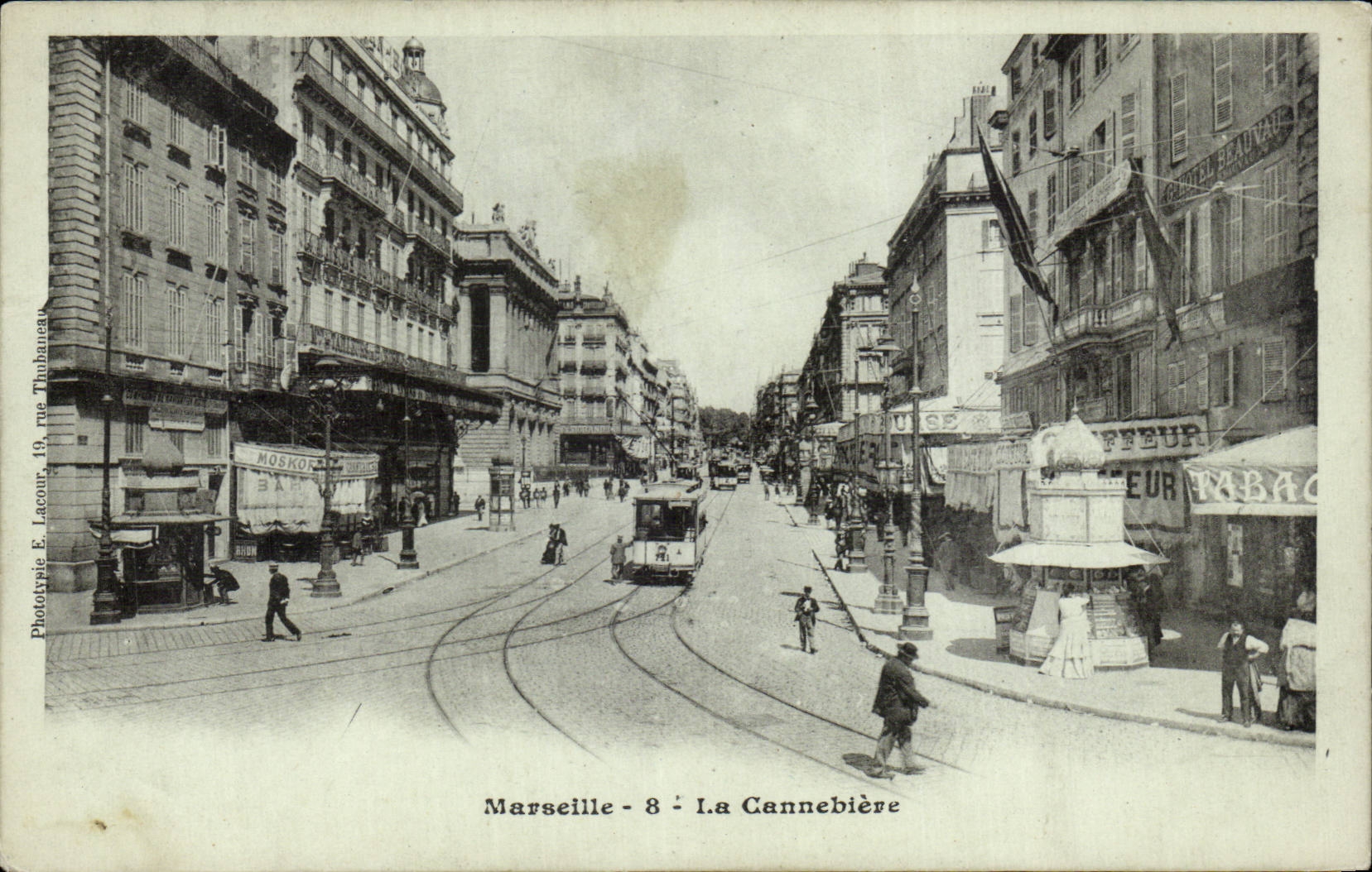 Marseille - La Cannebiere - CPA 