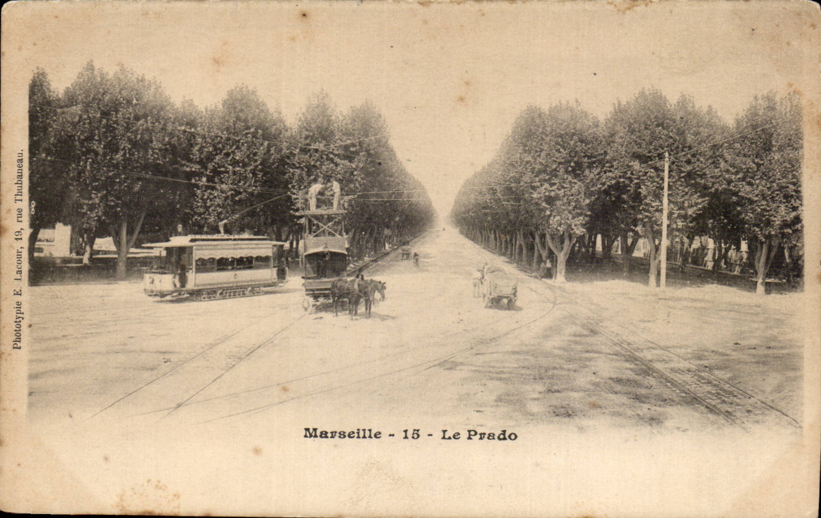 Marseille - Le Prado - CPA 