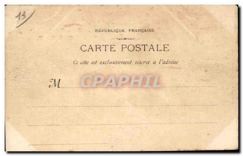 Marseille - Le Prado - CPA  — Rückseite