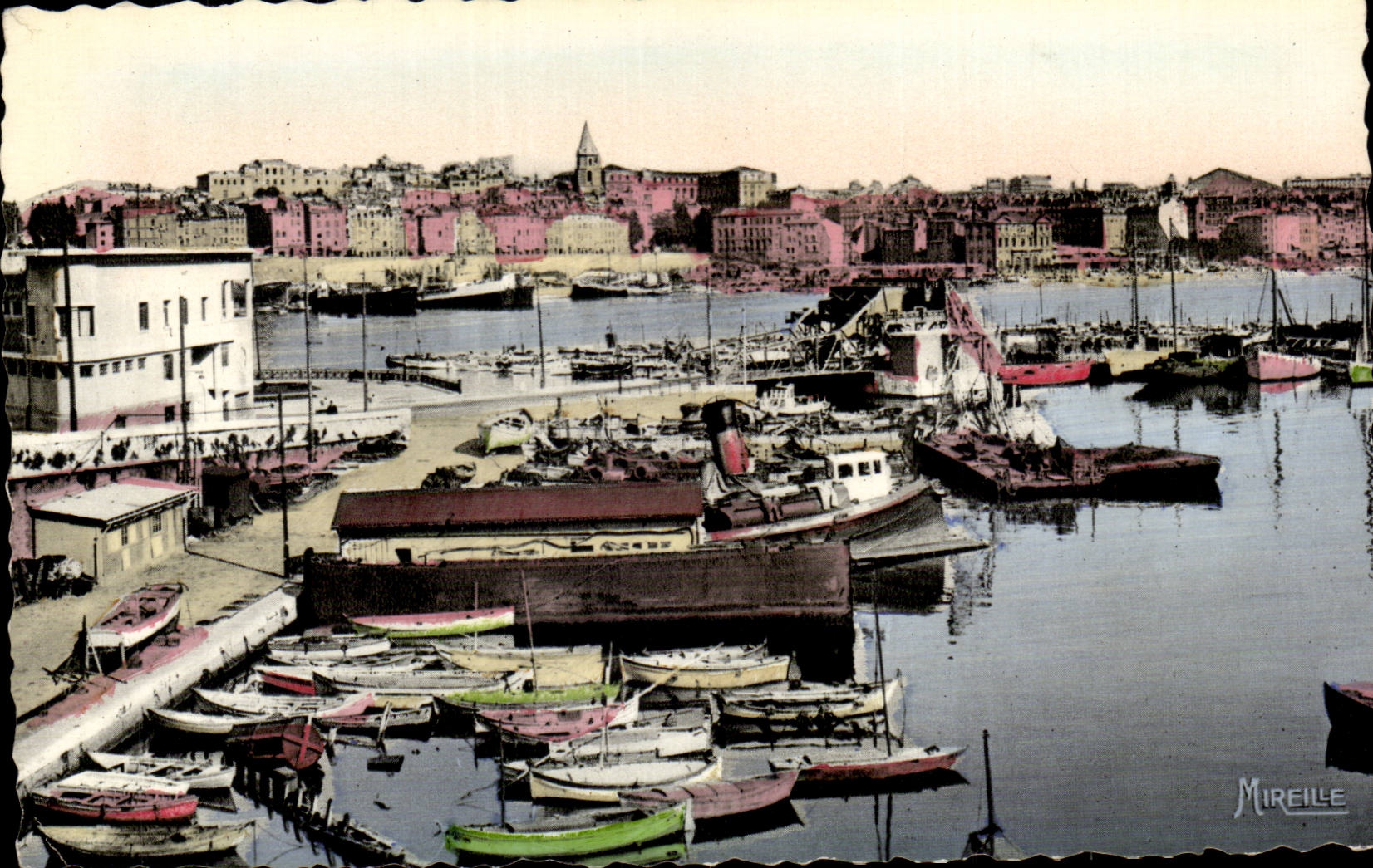 Marseille - Le Bassin de Carenage et le Vieux Port - CPA 