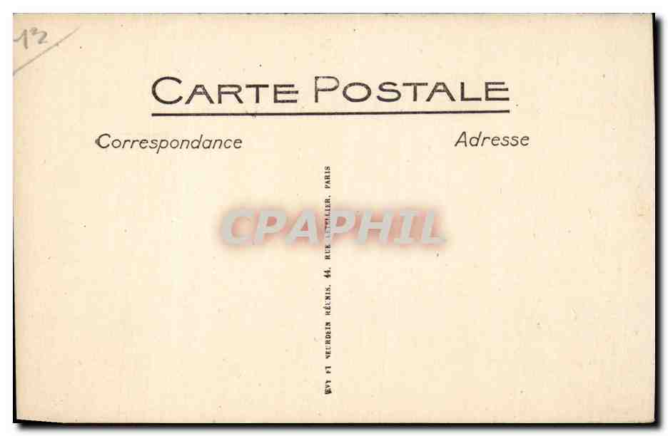 Marseille - Exposition Coloniale de Marseille - Allee Centrale - CPA  — Rückseite