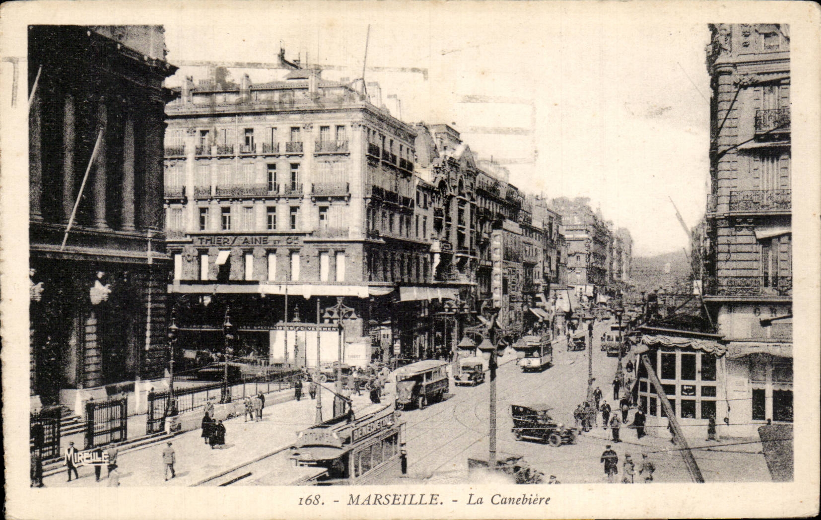 Marseille - La Cannebiere - CPA 