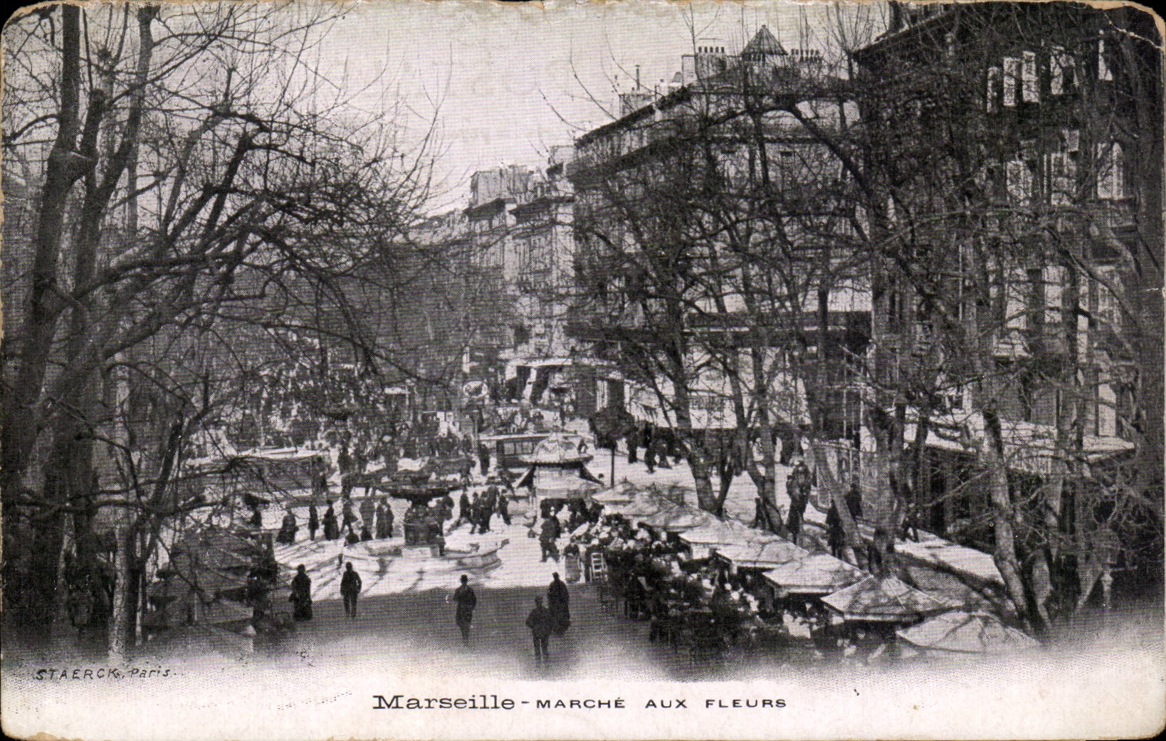 Marseille - Marche aux Fleurs - CPA 