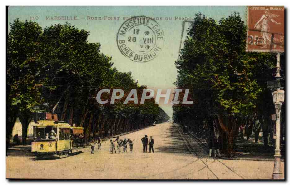 Marseille - Rond Pont - Promenade des Fleurs - CPA 