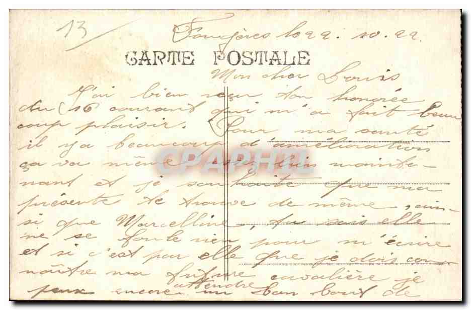 Marseille - Exposition Coloniale 1922 - enfant - CPA  — Verso