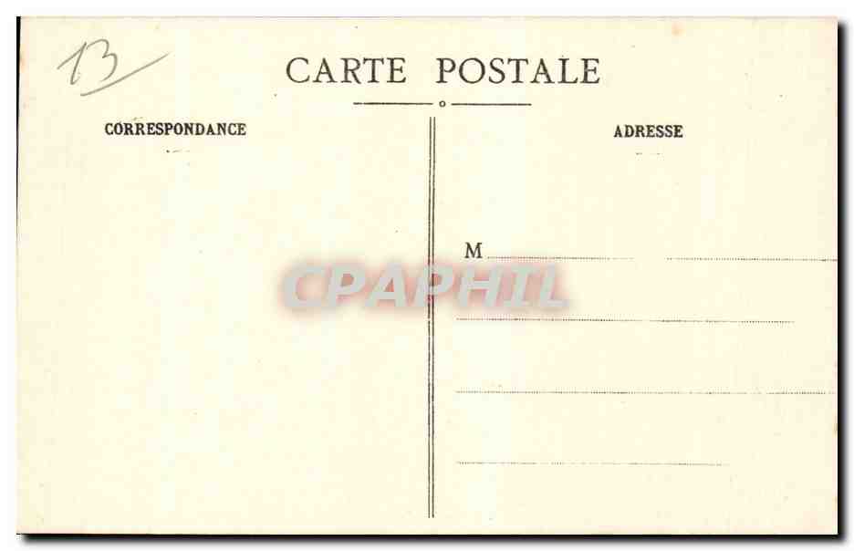 Marseille - Le Prado - Vu du Rond Pont - velo - bicycle - CPA  — Verso