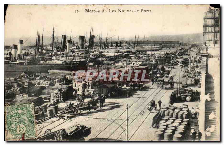 Marseille - Les Nouveaux Ports - CPA 
