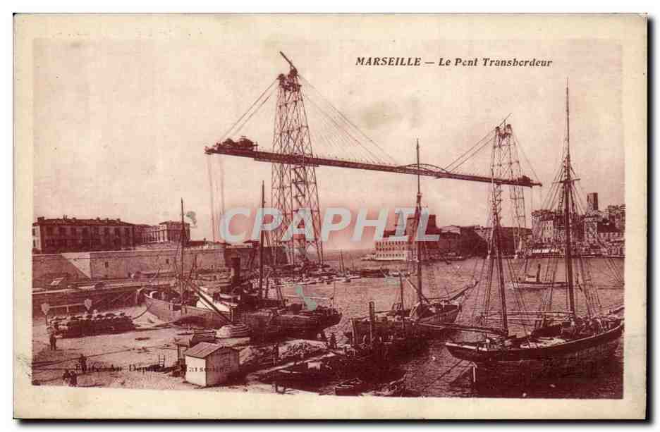 Marseille - Le Pont Transbordeur - CPA 