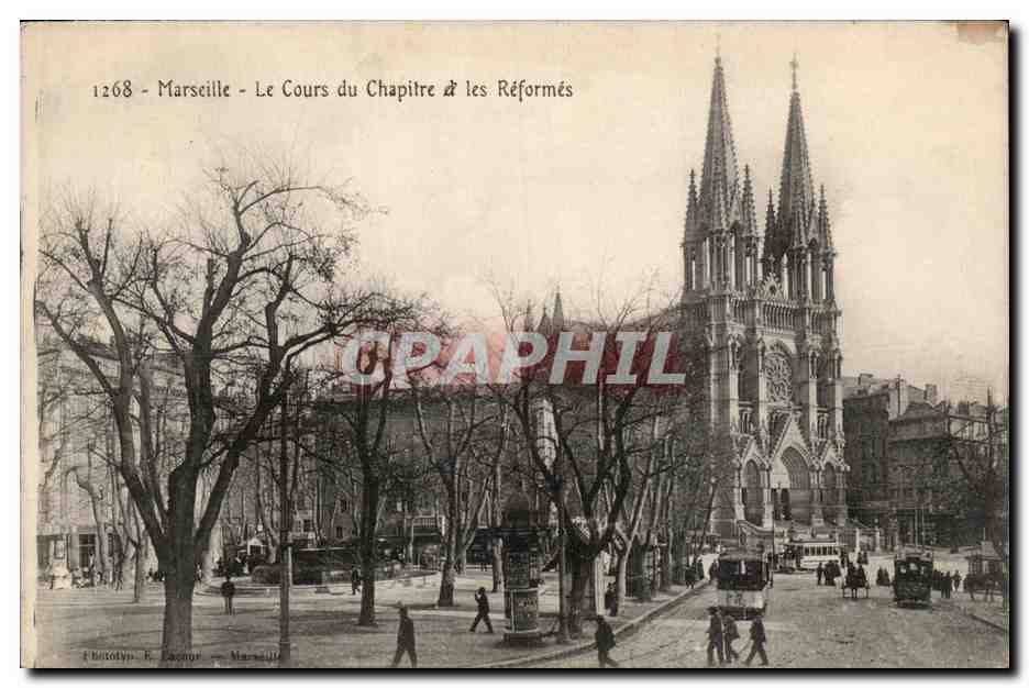 Marseille - Le Cours du Chapitre et les Reformes - CPA 