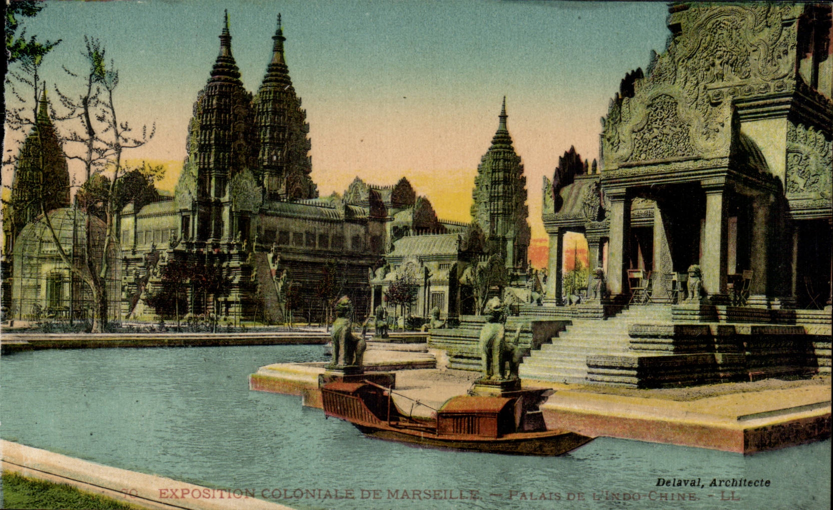 Marseille - Exposition Coloniale - Palais de l'Indo Chine - China - CPA 