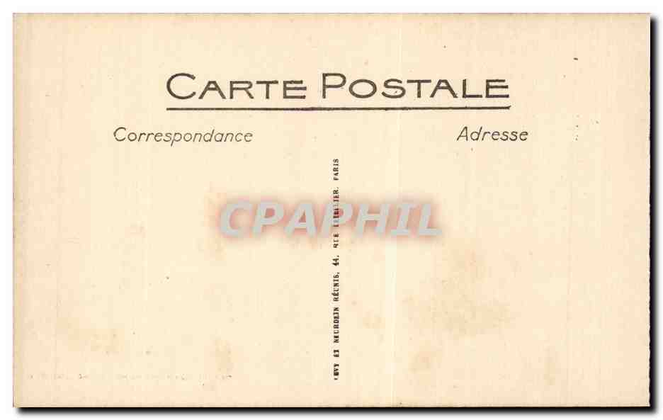 Marseille - Exposition Coloniale - CPA  — Verso