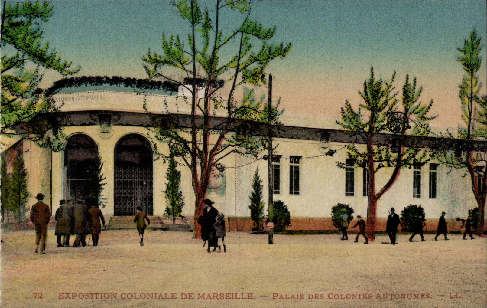 Marseille - Exposition Coloniale - Palais des Colonies Autonomes - CPA 