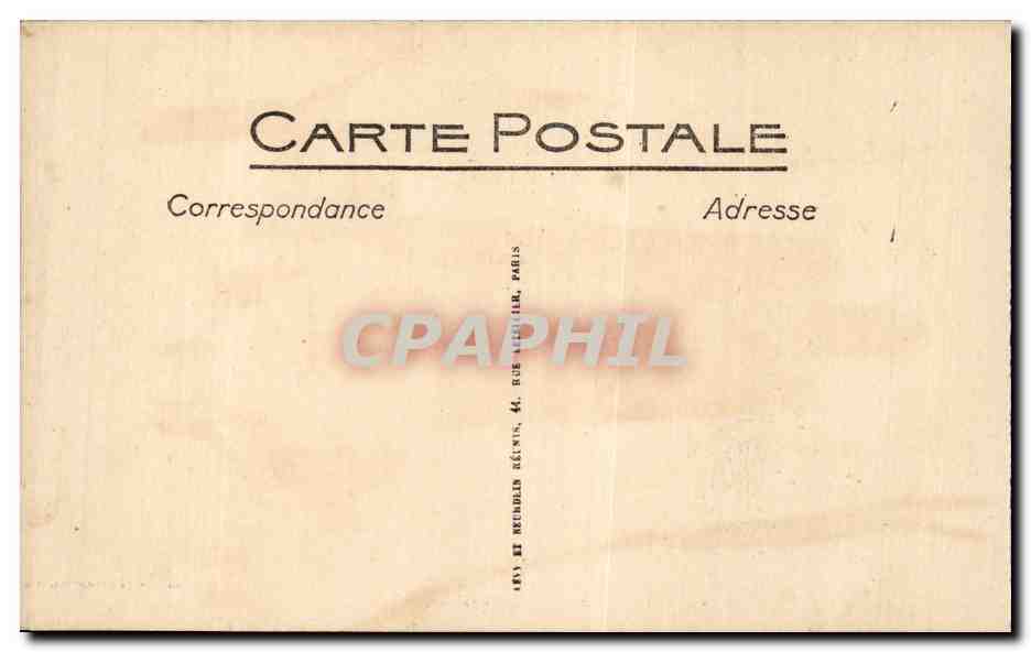 Marseille - Exposition Coloniale - Palais de la Tunisie CPA  — Verso