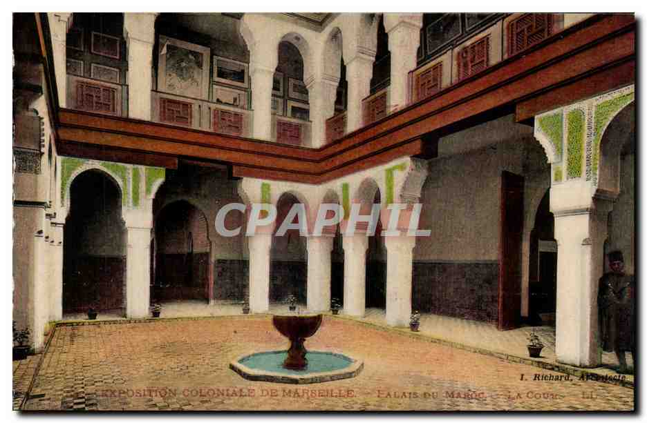 Marseille - Exposition Coloniale - Palais du Maroc - Afrique - Africa - CPA 