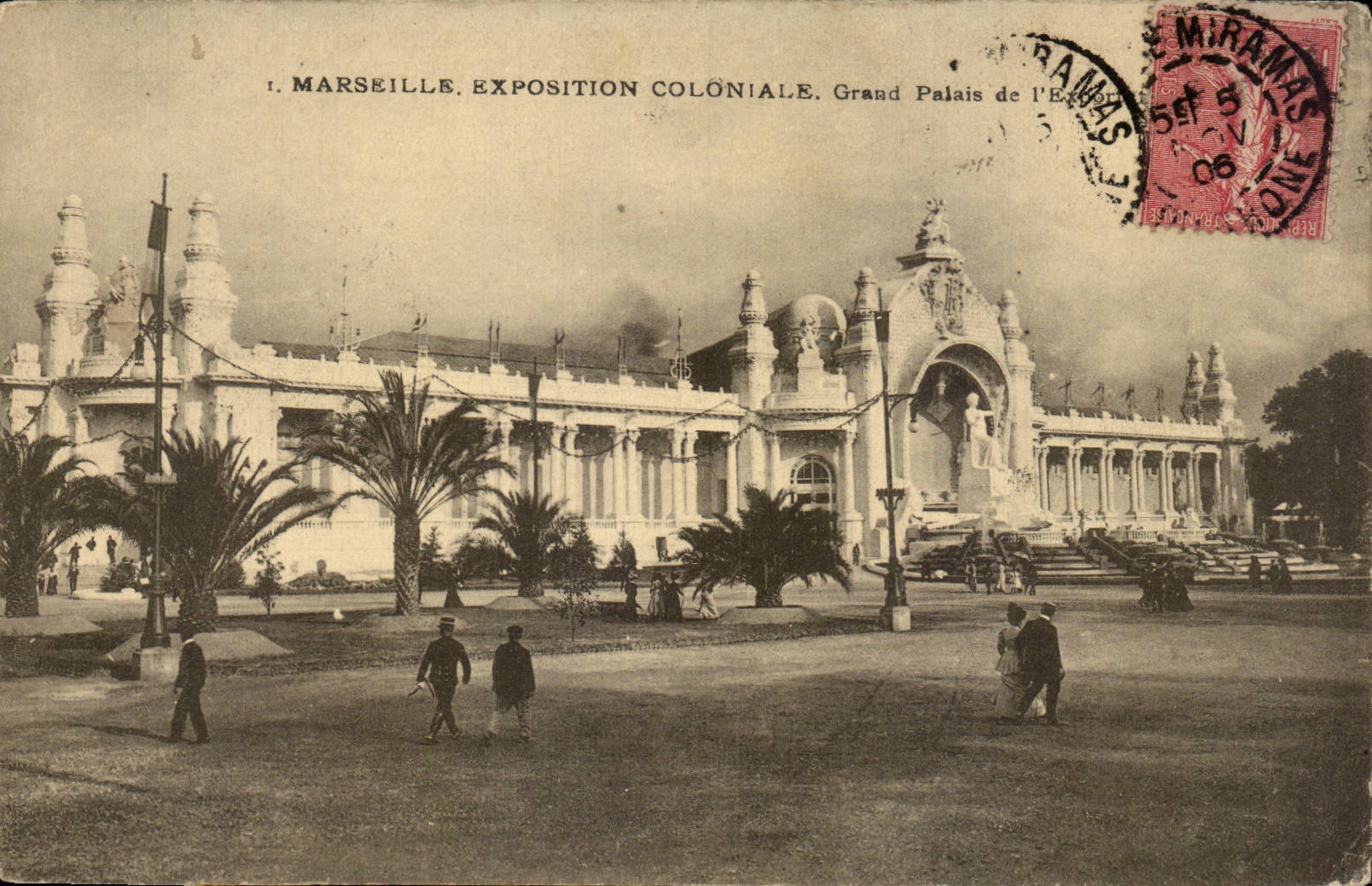 Marseille - Exposition Coloniale - Grand Palais - CPA 
