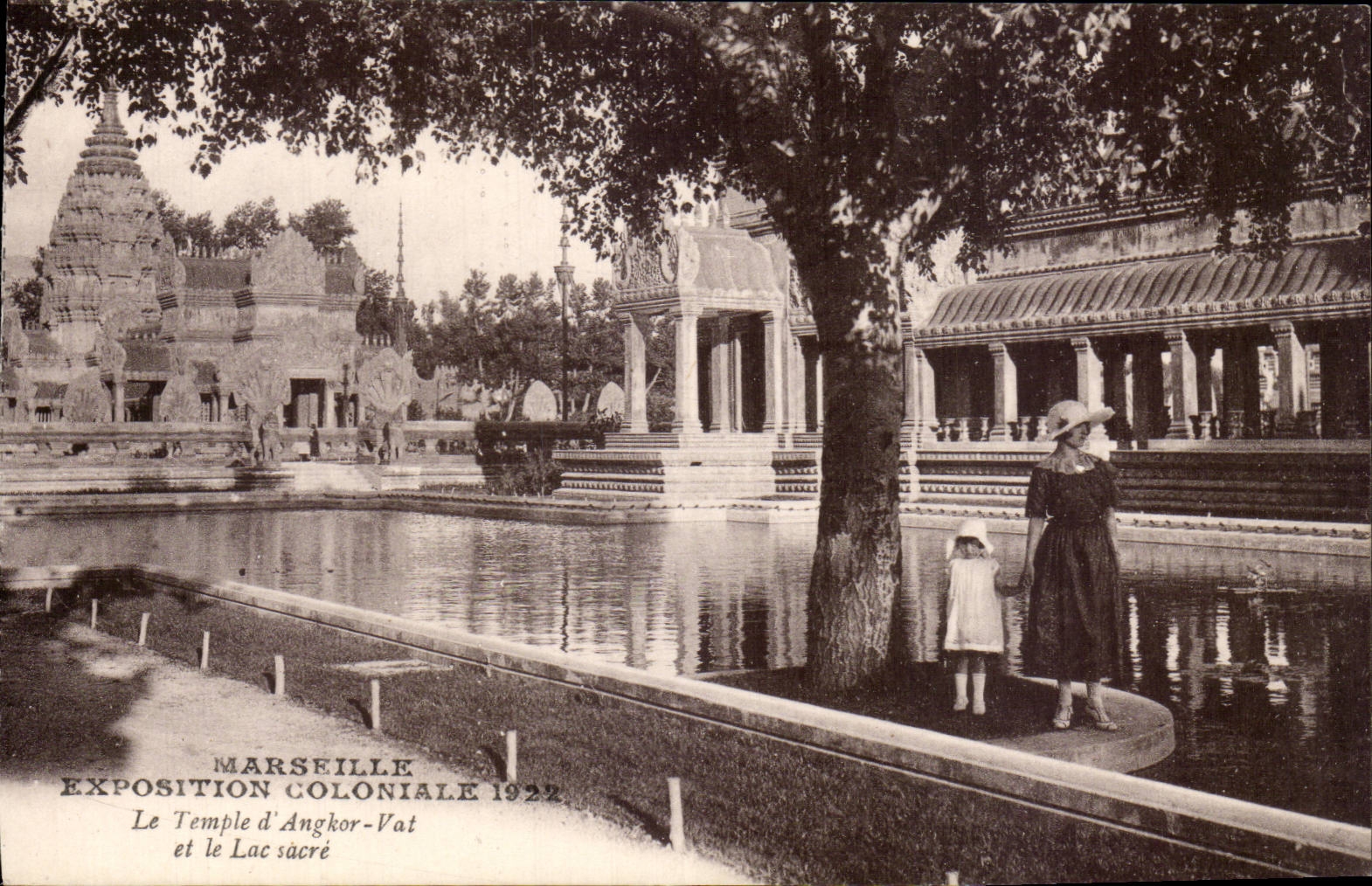 Marseille - Exposition Coloniale 1922 - Le Temple d'Angkor Vat - CPA 