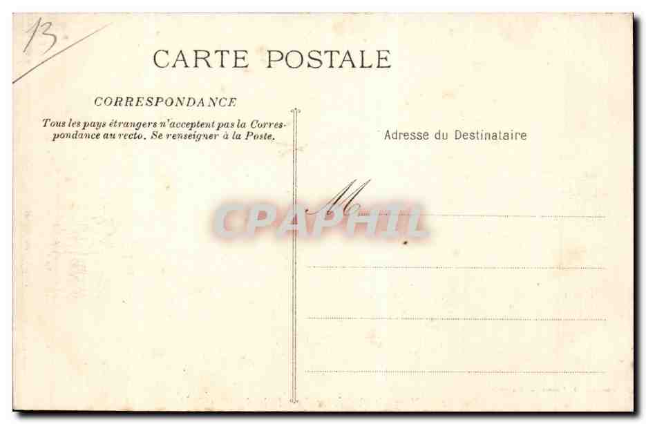 Marseille - Le Vieux Port - Notre Dame de la Garde - CPA  — Rückseite