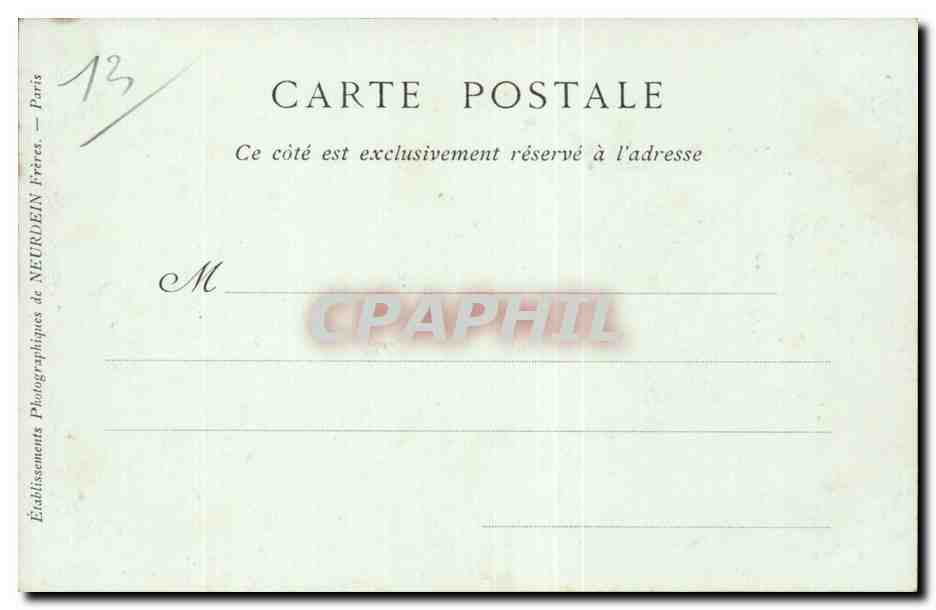 Marseille - Le Debarcadere du Chateau d'If - CPA  — Verso