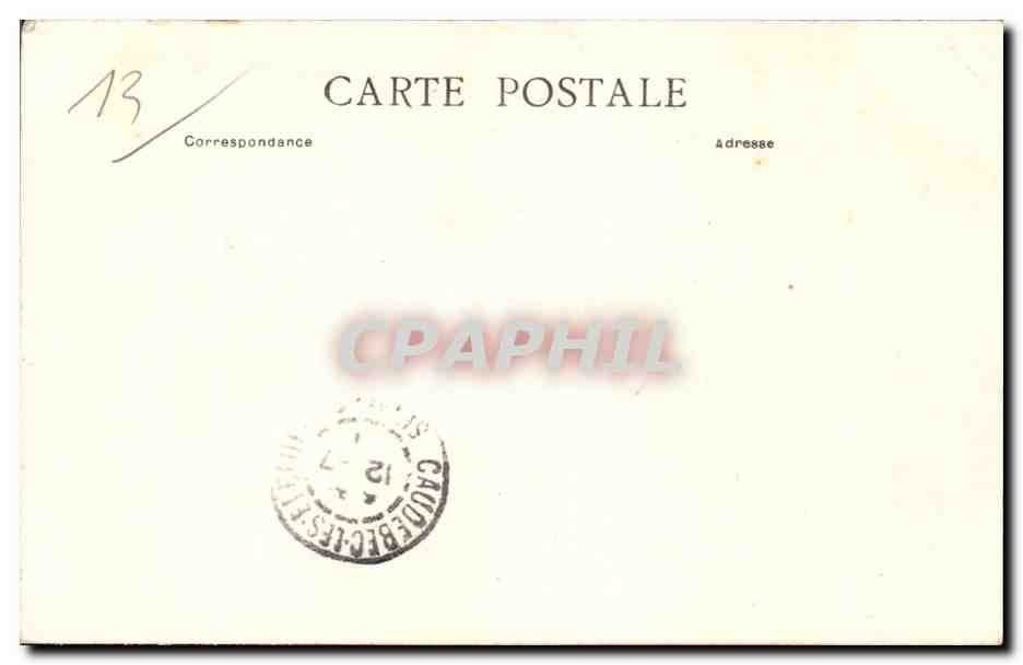 Marseille — Le Prado, vu du Rond-Point — L. M. — Verso