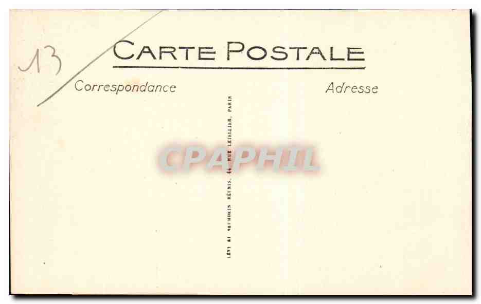 Marseille - La Cannebiere - CPA  — Rückseite